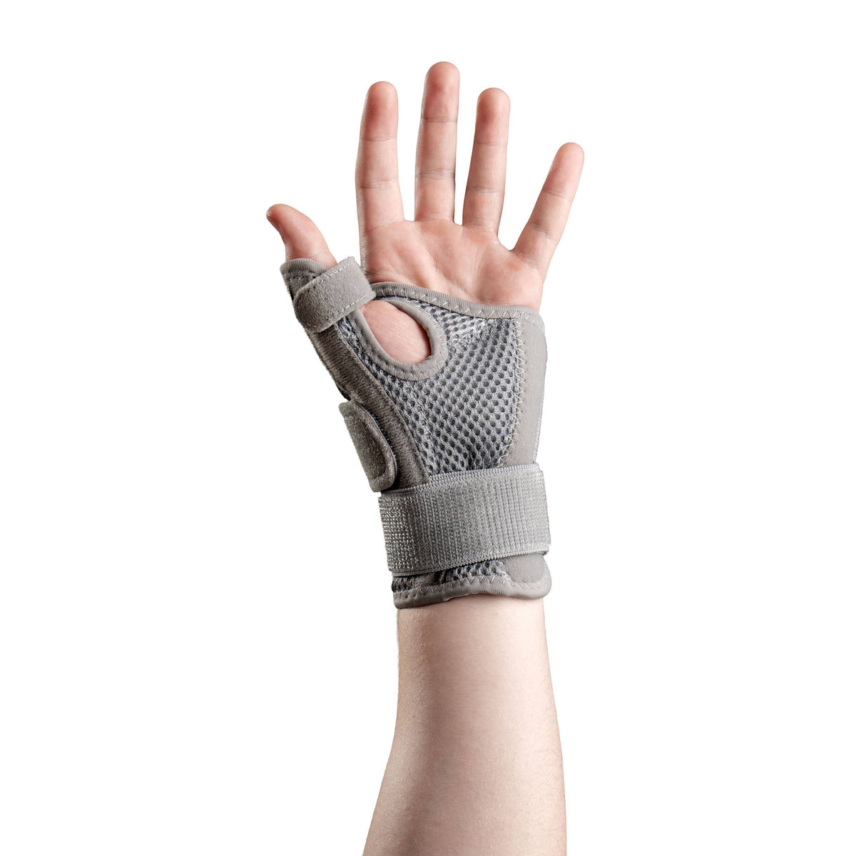 Muñequera con soporte de pulgar transpirable