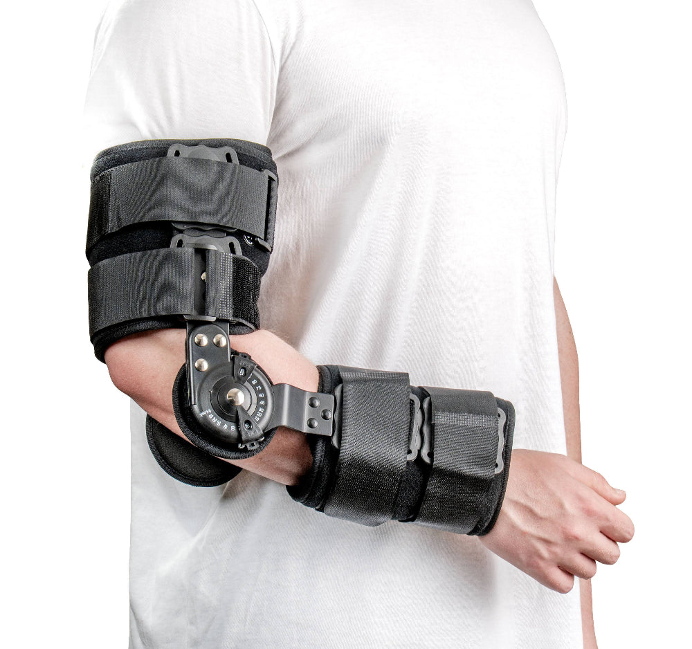rtesis de Codo Articulada Ajustable – Soporte y Rehabilitación Profesional