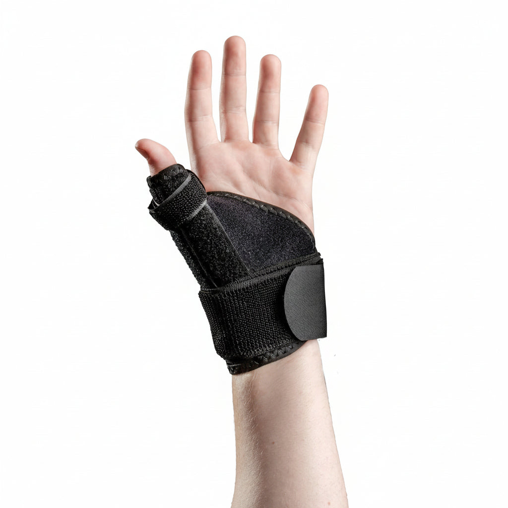 Órtesis de pulgar tipo muñequera con soporte
